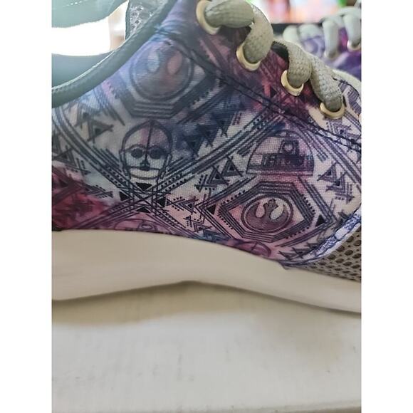 Inkkas Sneakers Star Wars Favorite Droids Flex Force Women's 6 Men's 4 New Rare - Picture 8 of 8